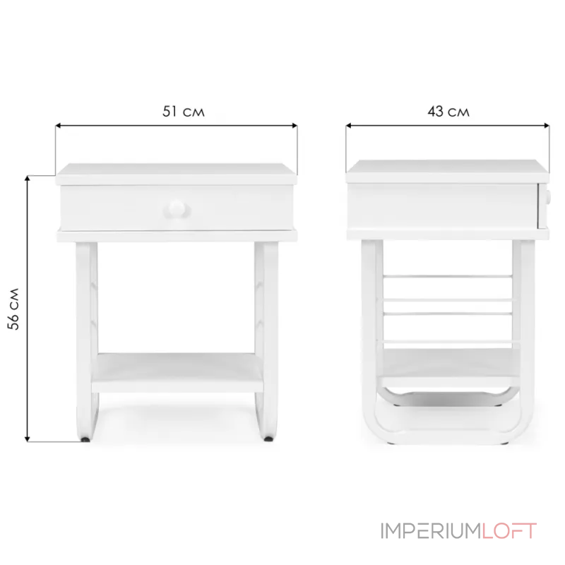 Прикроватная тумба Woodville 511607 от ImperiumLoft Прикроватная тумба Woodville 511607 от ImperiumLoft