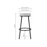 Барный стул Woodville 587882 от ImperiumLoft