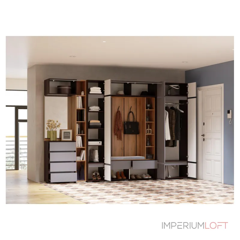 Прихожая Woodville 596589 от ImperiumLoft Прихожая Woodville 596589 от ImperiumLoft