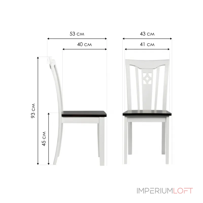 Деревянный стул Woodville 1586 от ImperiumLoft