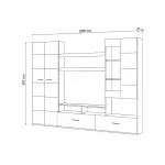 Комплект мебели для гостинной Woodville 499618 от ImperiumLoft