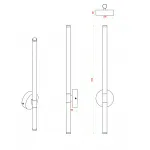Бра ZORTES DORA ZRS.30514.18 LED 18Вт от ImperiumLoft