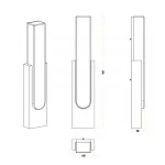 Бра ZORTES EGY ZRS.30514.05 LED 12Вт от ImperiumLoft