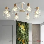 Потолочная люстра CORF B3 Yellow 3 lamps от ImperiumLoft