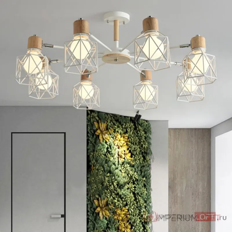 Потолочная люстра CORF B3 Yellow 3 lamps от ImperiumLoft