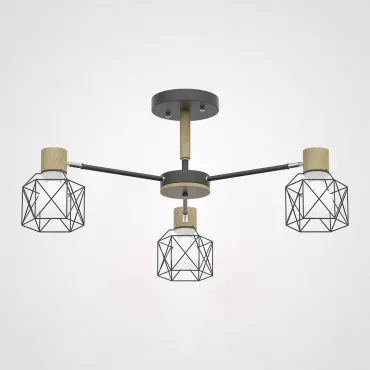 Потолочная люстра CORF B3 Black 3 lamps