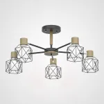 Потолочная люстра CORF B3 Black 5 lamps от ImperiumLoft