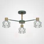 Потолочная люстра CORF B3 Green 3 lamps от ImperiumLoft