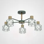 Потолочная люстра CORF B3 Green 5 lamps от ImperiumLoft