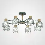 Потолочная люстра CORF B3 Green 8 lamps от ImperiumLoft