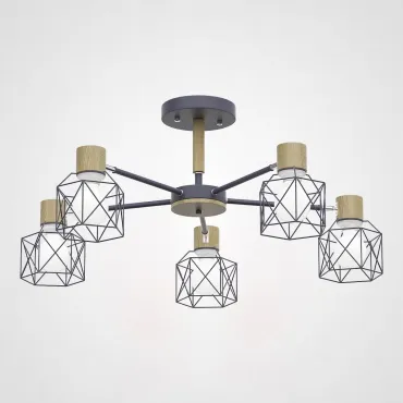Потолочная люстра CORF B3 Gray 5 lamps
