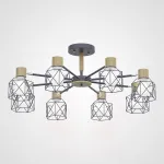 Потолочная люстра CORF B3 Gray 8 lamps от ImperiumLoft