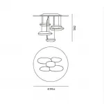 Подвесная люстра Mercury Sospensione