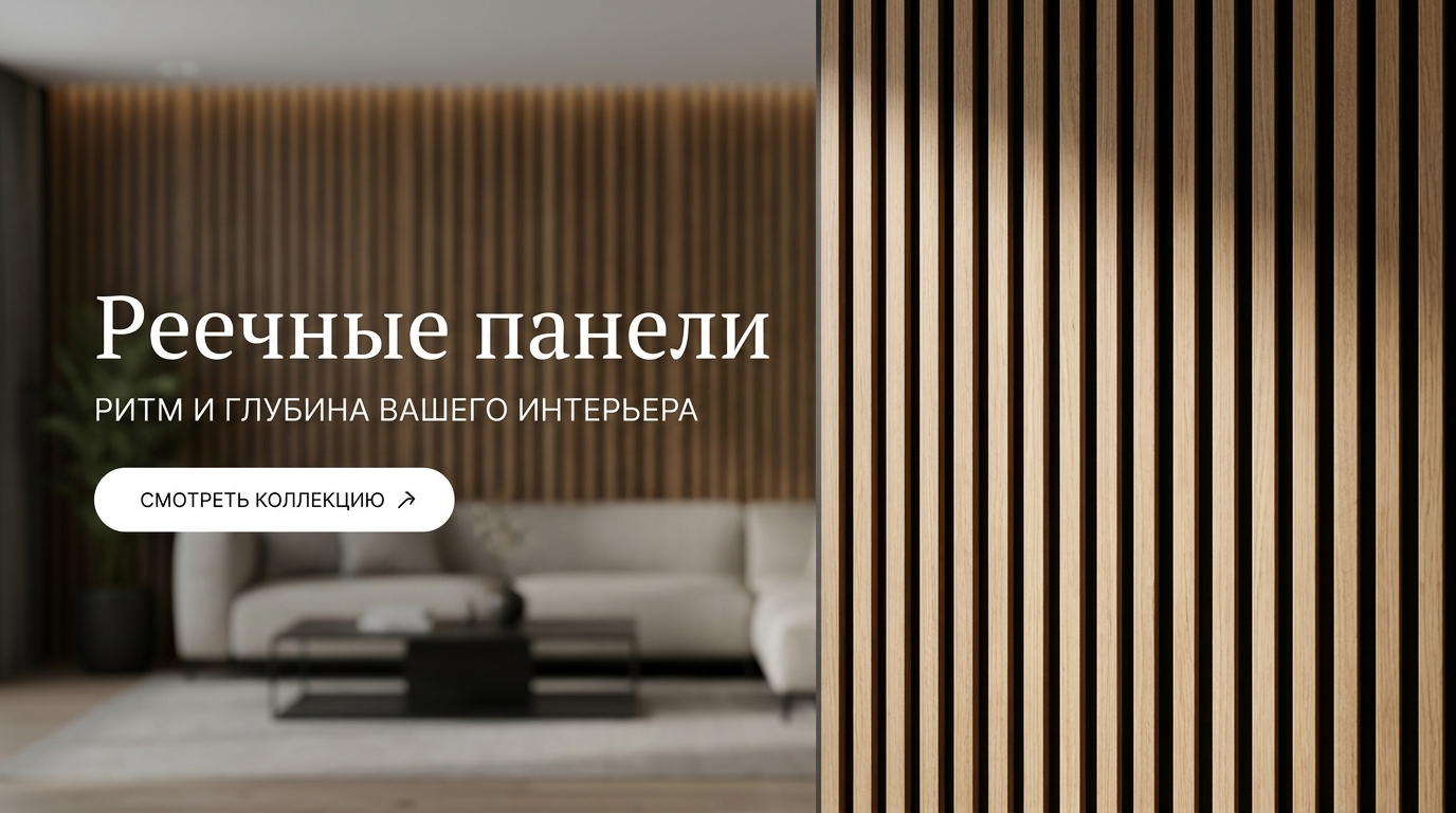 Реечные стеновые панели